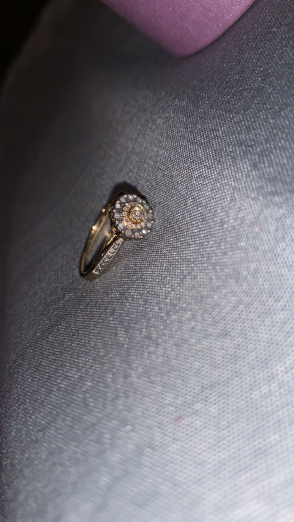 10k Gold & Diamond Promise Ring