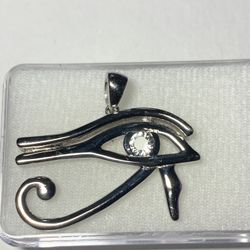 Eye of Ra Pendant | Herkimer Diamond Gem