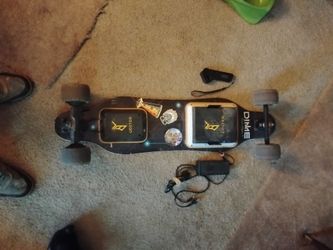 Uditer Electric longboard, remote, charger