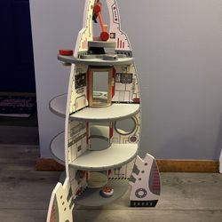 SPACESHIP SHELF KIDS PLAY ROOM