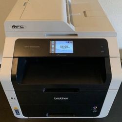 Brother MFC-9340CDW Digital Color All-in-One Wireless Duplex Printer .