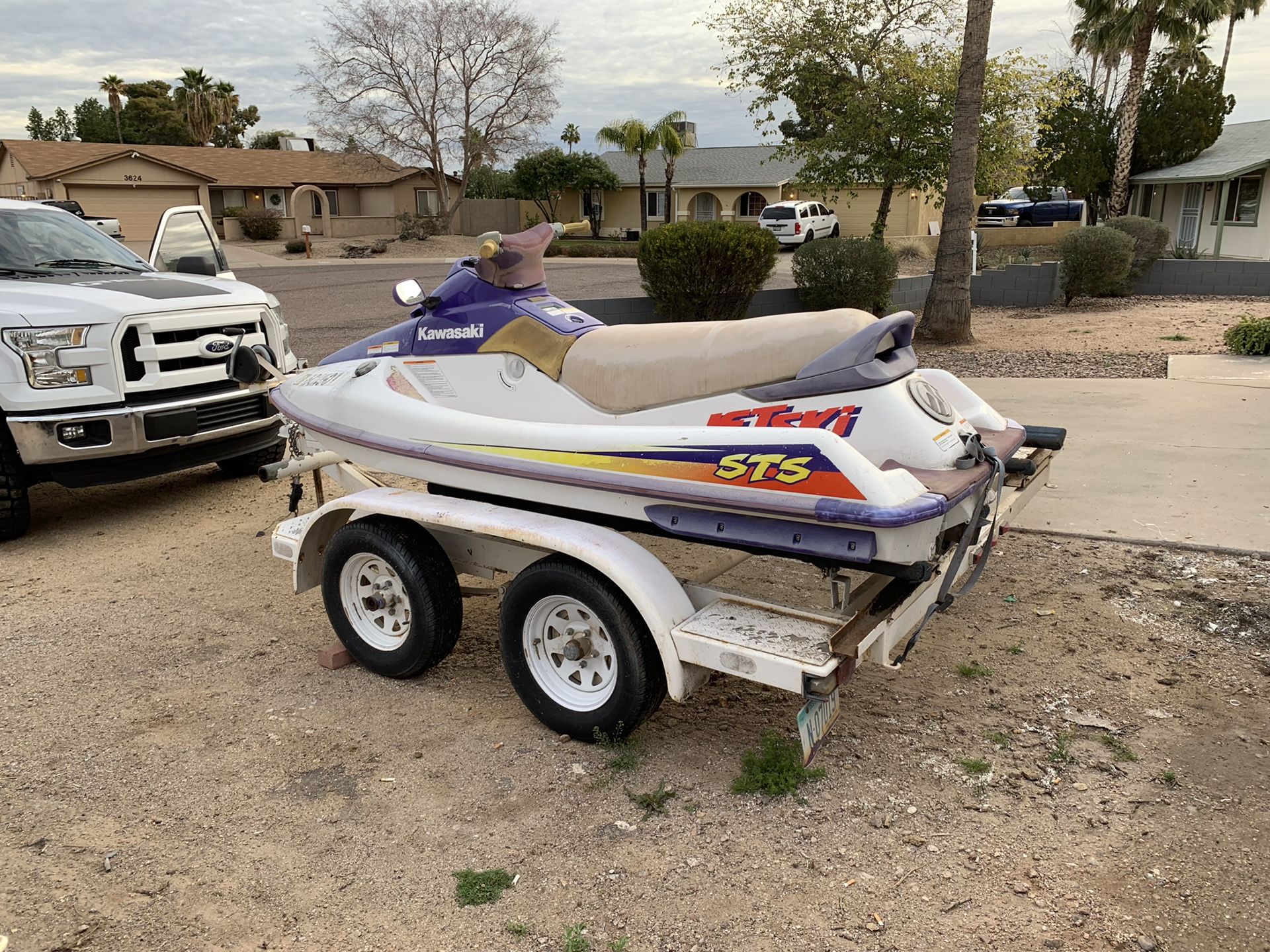 Super heavy duty dual axle jet ski trailer for Sale in Phoenix, AZ