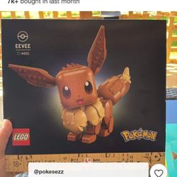 Brand New Sealed LEGO Pokémon Eevee Building Set 72151