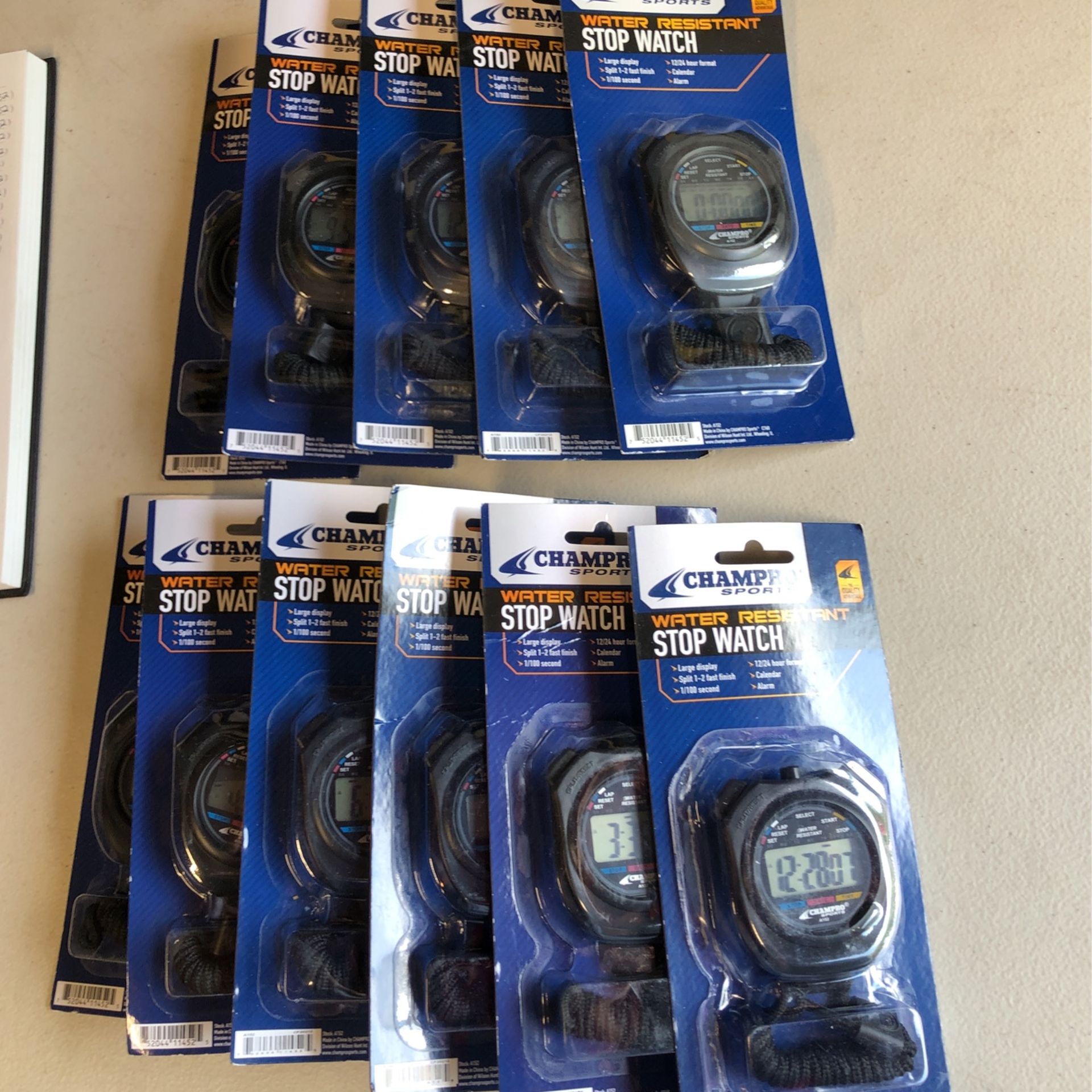Champro A152 Water Resistant Stopwatches (11)