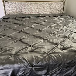 Still New King Size(Bed)Mattress,Frame,Headboard 