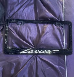 ONE LEXUS LICENSE PLATE COVER