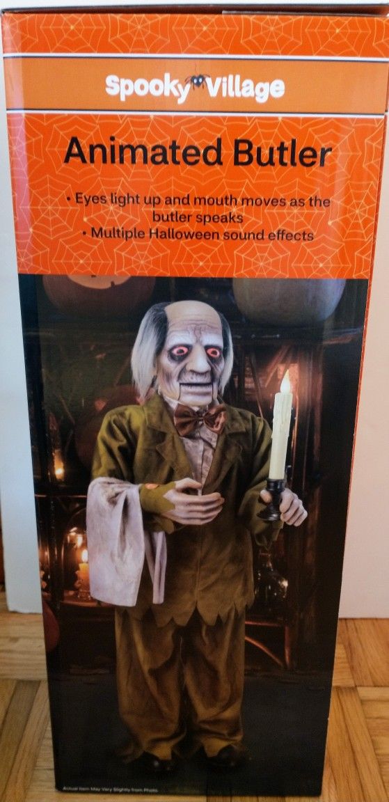 Halloween Animated Butler - New In Box