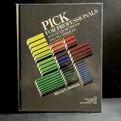 PICK for Professionals: Advanced Methods and Techniques 1990, Hardcover - Harvey