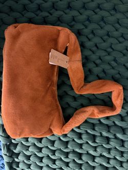 Hello 3am Brand Brown Fuzzy Shoulder Bag