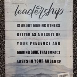 Leadership Wall Art