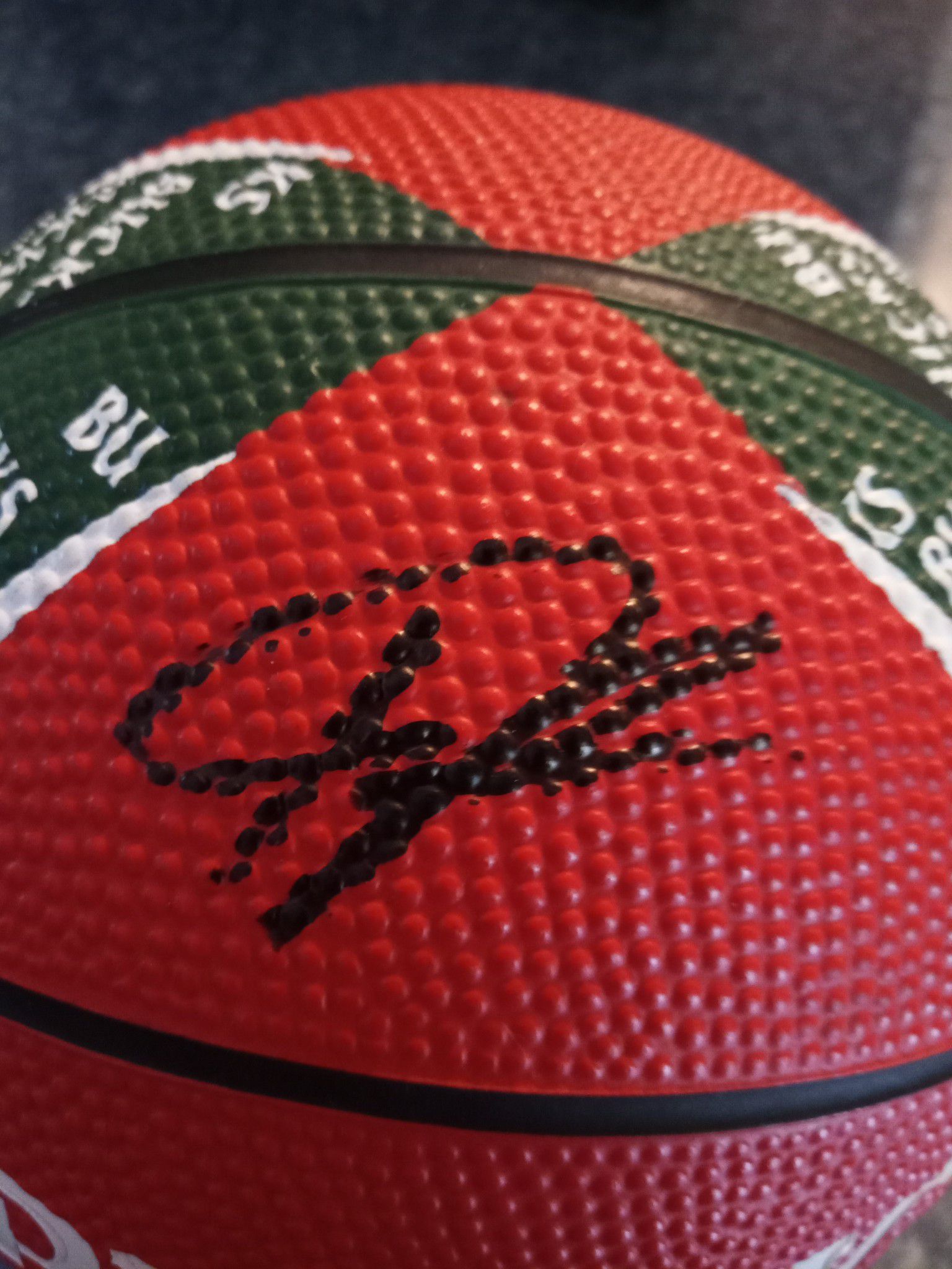 Giannis Antetokounmpo Certified Autographed Mini Basketball