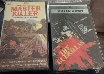 4 Vintage Martial Arts VHS Tapes