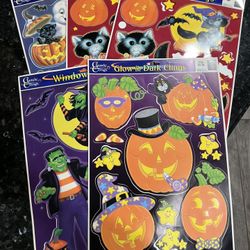 Halloween Decorations Window Clings 