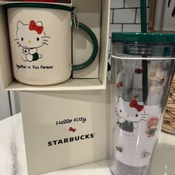 Starbucks Hello Kitty Cup and Mug