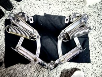 62 Impala OEM chrome hood hinges