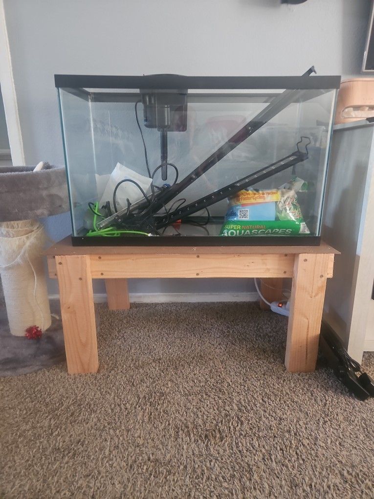 Extra clean 29 gallon fish tank.