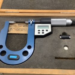 Fowler Digital Outside Micrometer 3"–4"