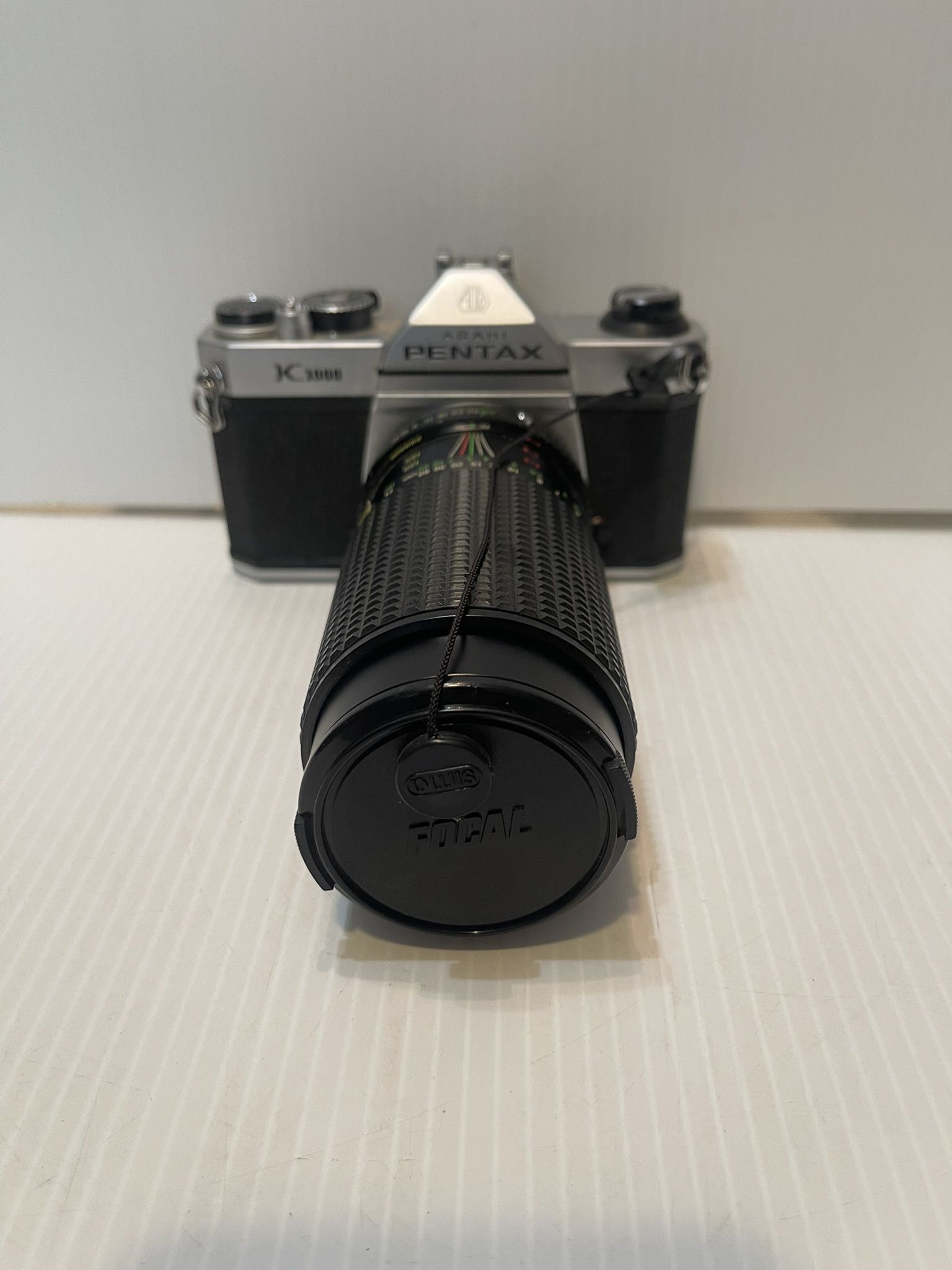 PENTAX K1000 35mm SLR Film Camera & Focal K(contact info removed) 80-200MM Zoom Lens
