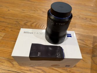 Zeiss Milvus 50mm f/1.4 ZE Lens for Canon EF with UV filter