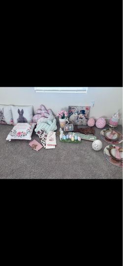 Easter Spring Décor Bundle – Pillows, Signs & More
