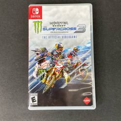Monster Energy Supercross 3 For Nintendo Switch Video Game