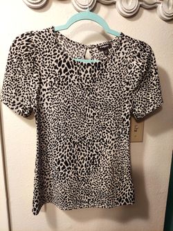 *New* Express Leopard Print Top XS