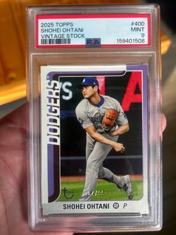 2025 Topps Shohei Ohtani Vintage Stock #400 PSA 9