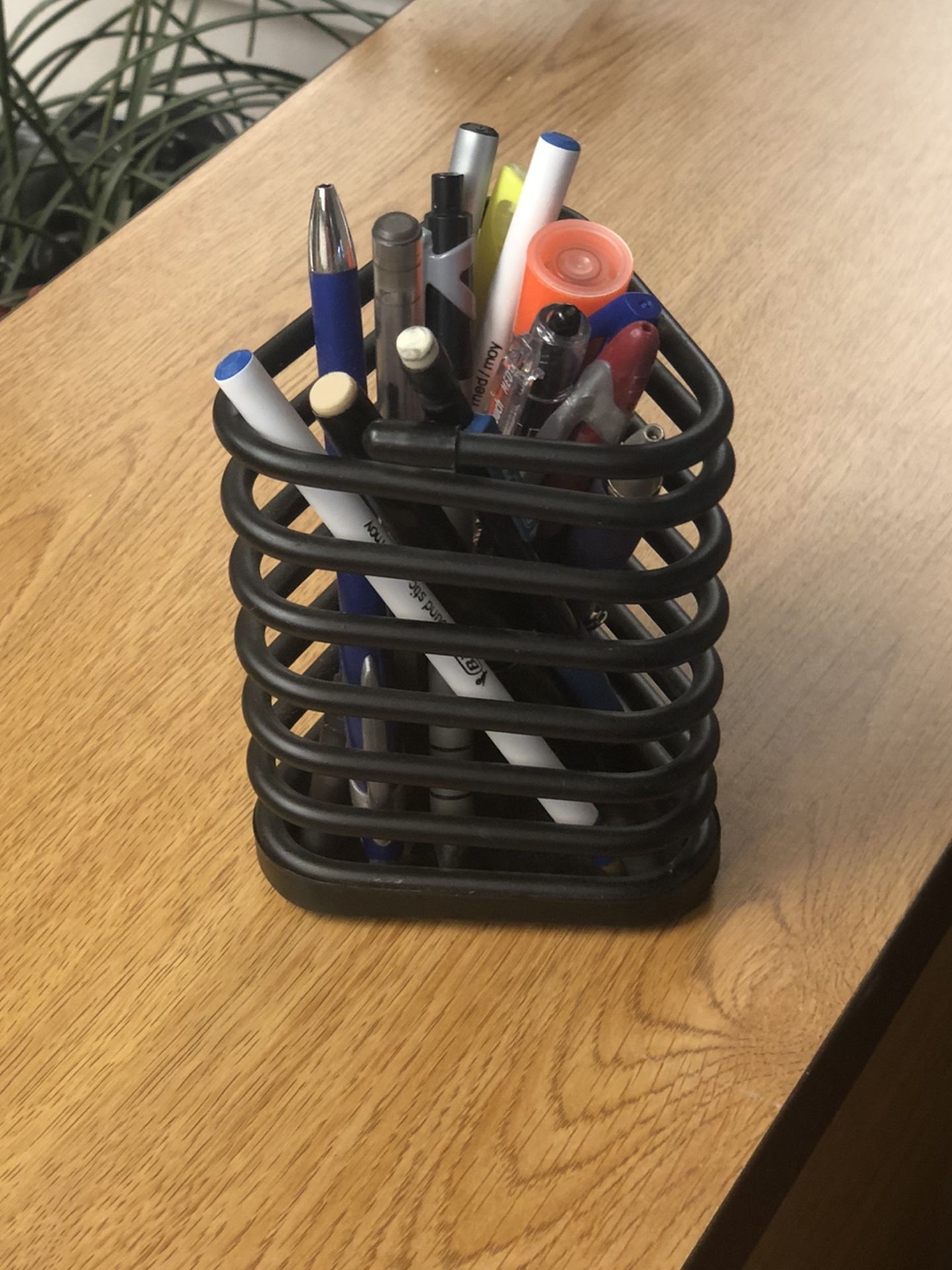 Both Coil Pen Holders With Pens