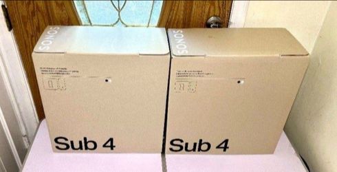 Two X Sonos Subs 4 Gen Brand New Sealed Includes Warranty