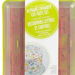 WILTON FONDANT ALPHABET CUTTERS
