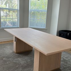 NEW 96” Oak Wood Table
