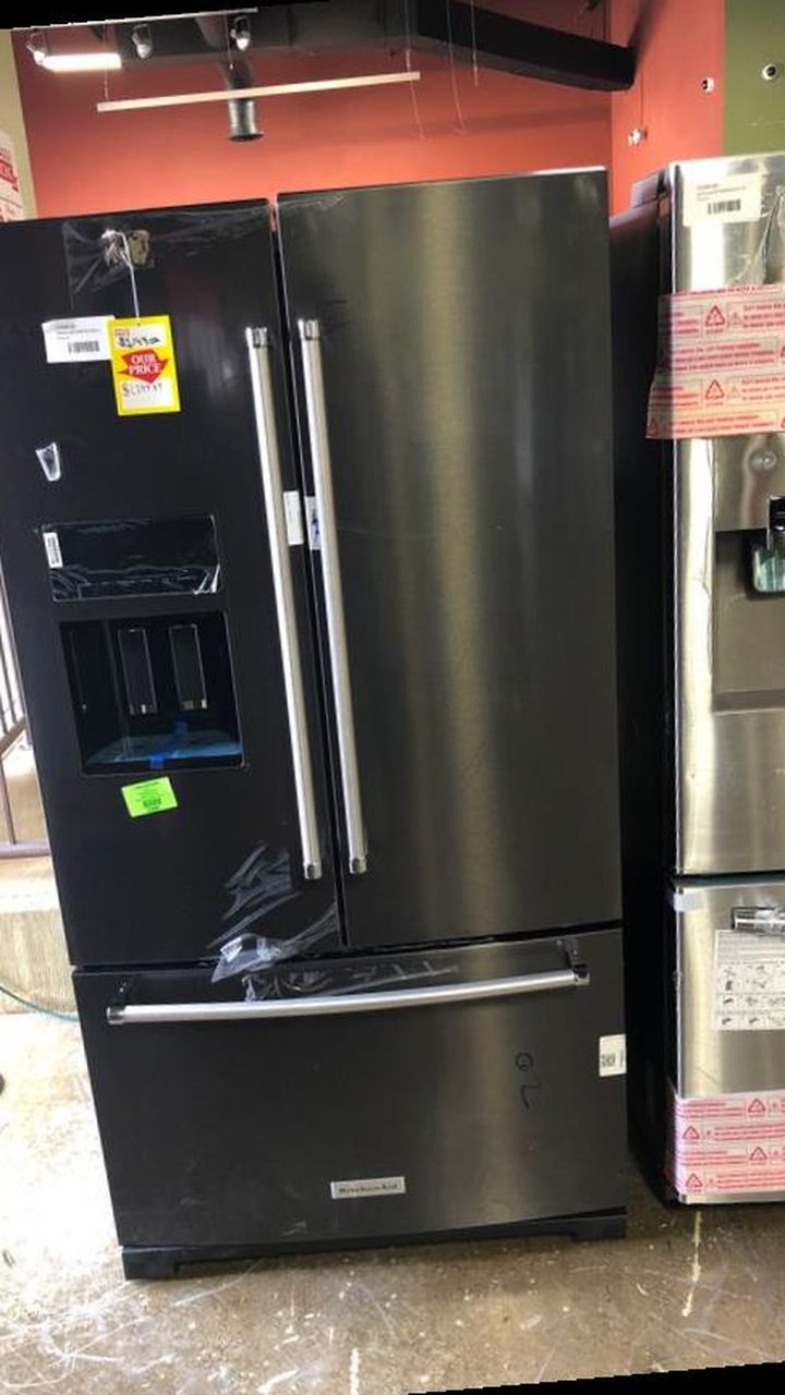 Brand New Kitchenaid French Door Refrigerator Dark Stain (Model:KRFF507HBS) 76