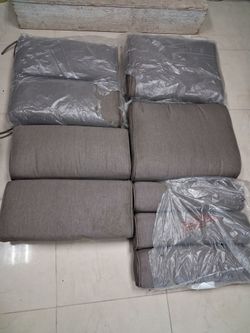 Patio cushions. 5 pieces