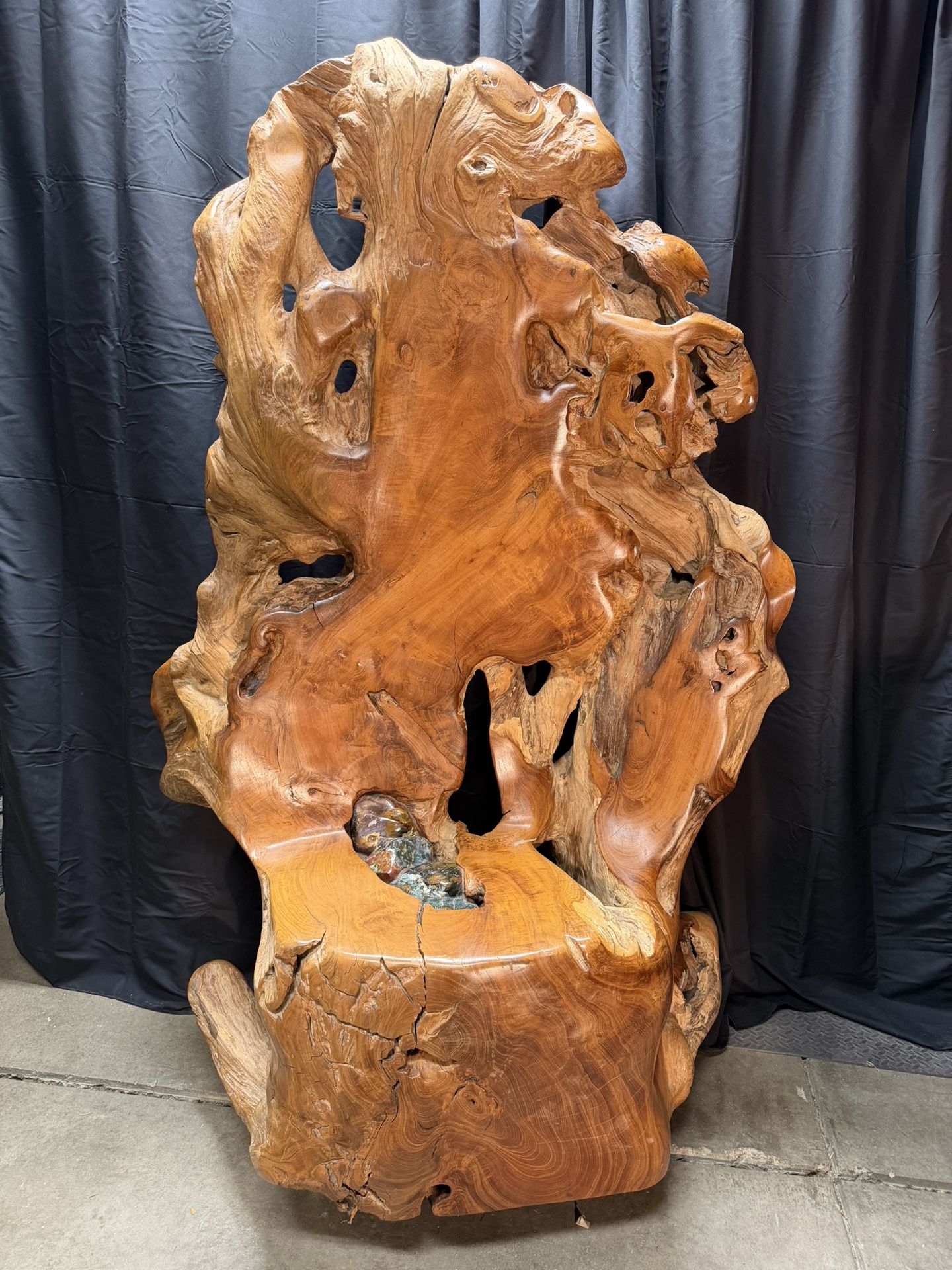 Teak Wood Throne