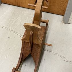 Handmade Wooden Rocking Horse – Vintage Toy