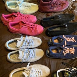 Pumas , Adidas , Vans & Stacey Adam shoes