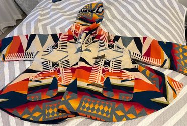 Lindsey Thornburg Wool Blanket Coat Jacket