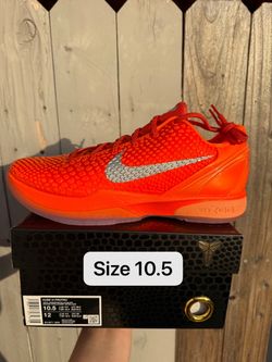 Kobe 6 Total Orange Men size 10.5