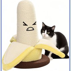 Cat Scratching Post, Cat Scratcher Natural Sisal Cat Scratching Board - Scratch-Resistant & Flake-Free, CIYNOMO