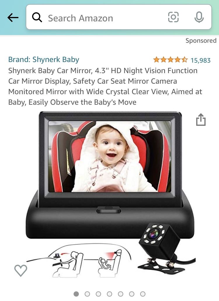 Baby Car Monitor With Camera