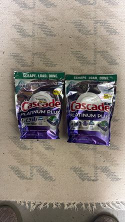 2 Cascade Dishwasher Pods