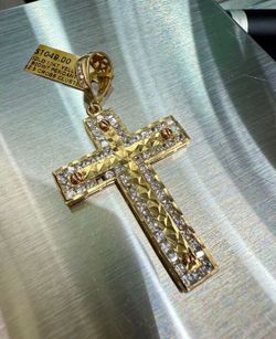 10KT Religious Cross Pendant