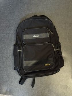 Black backpack mult-pocket