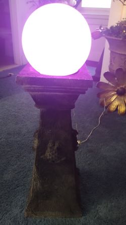 multi changing globe with stand