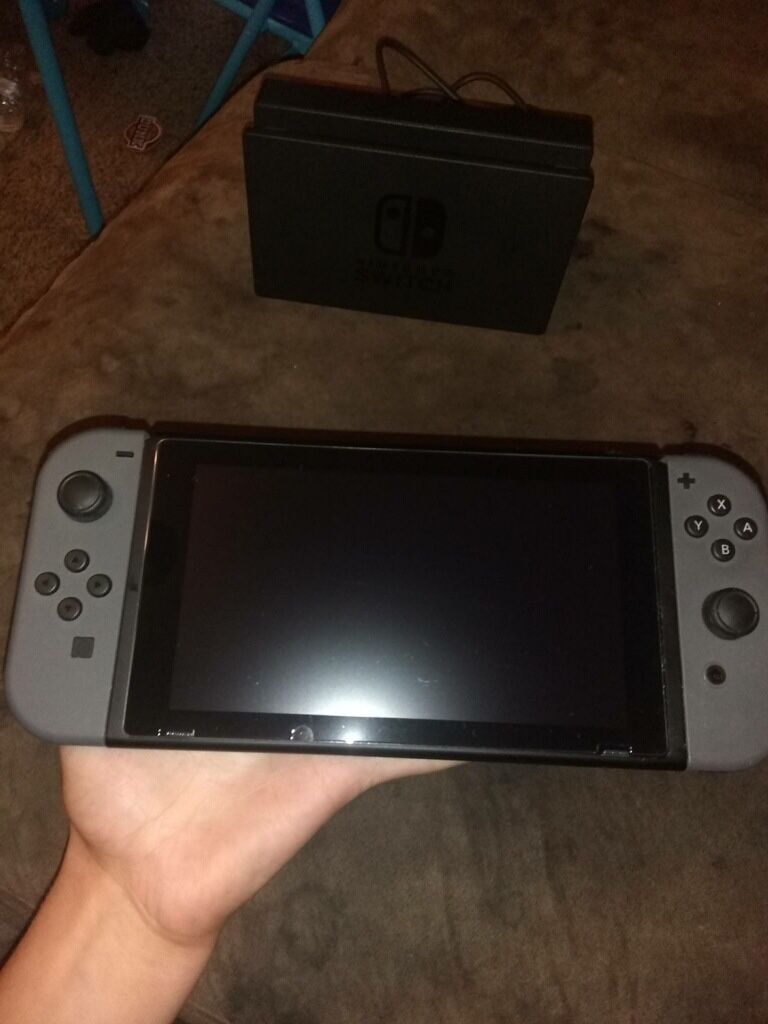 Nintendo switch and 2 games
