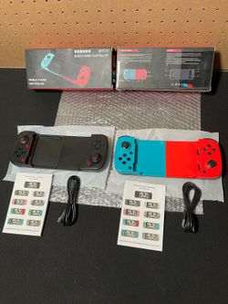 Megadream Mobile Game Controller Gamepad for iPhone iOS Android PC: Works W/
iPhone 16/15/14/13/12/11, iPad, Samsung Galaxy, TCL, Tablet, Call of Dut