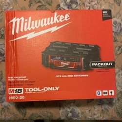 Milwaukee Radio Changer In Bluetooth Condition New  Never Used $350 Price Firm 