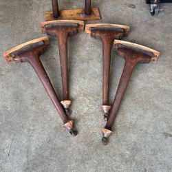 Old table legs