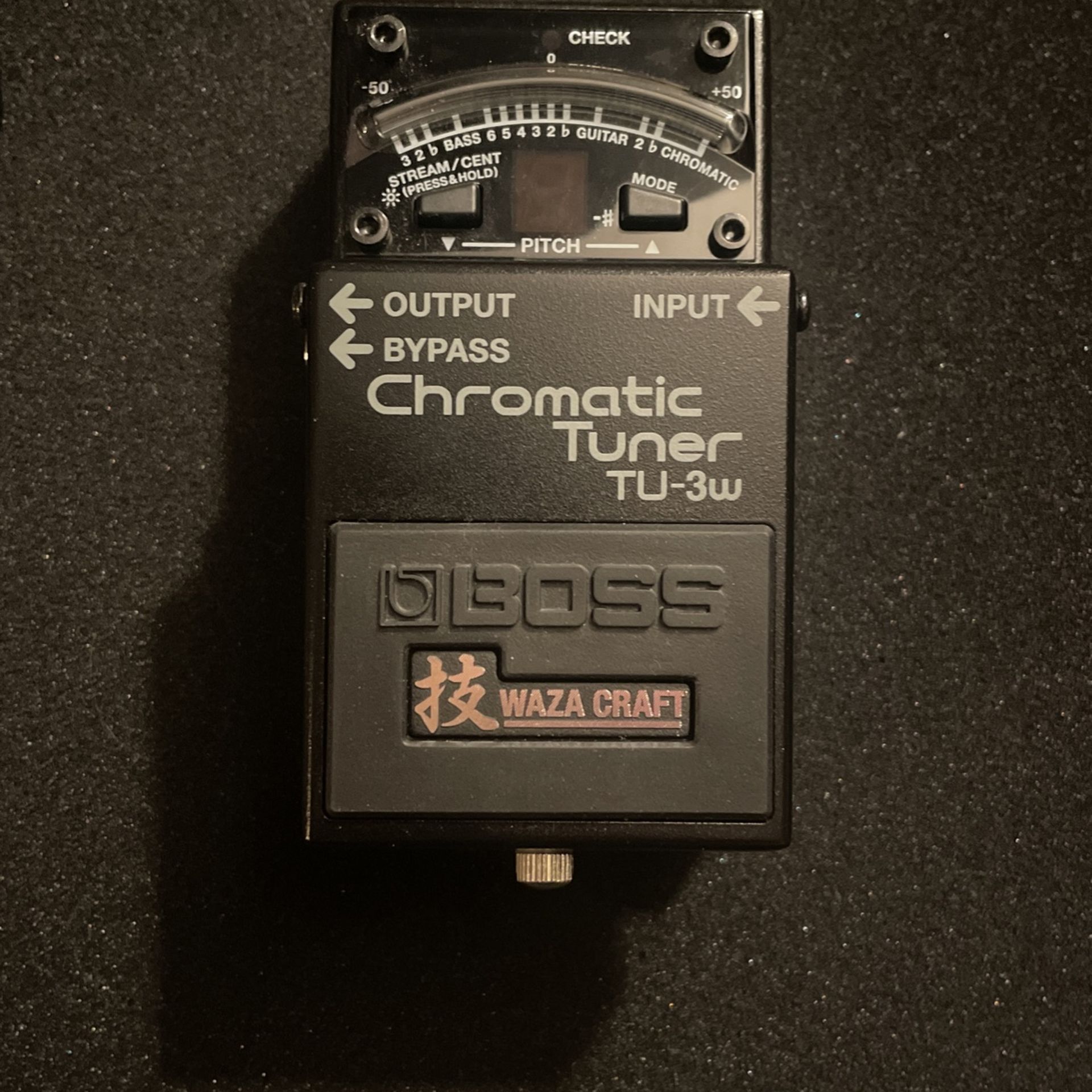 Boss TU-3w Chromatic Tuner Waze Craft Version