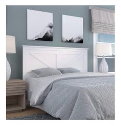 Farmhouse Style Wood Panel Headboard